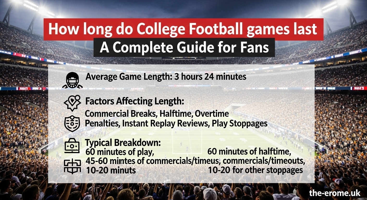 how long do college football games last